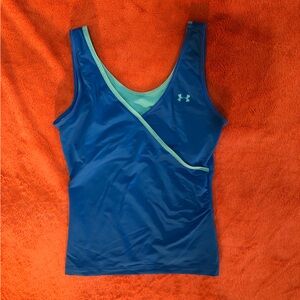 Under Armour Teal and Blue Tank Top women’s Small S. Workout tank.